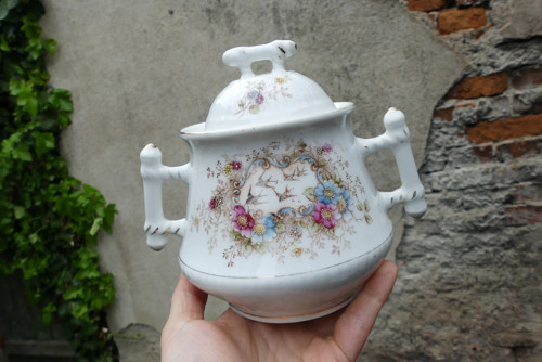 Vlaštovičky...porcelánová cukřenka — foto 2