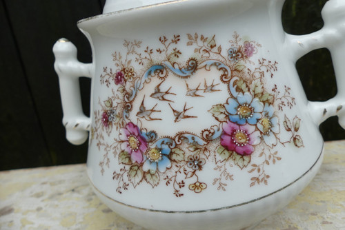 Vlaštovičky...porcelánová cukřenka — foto 4