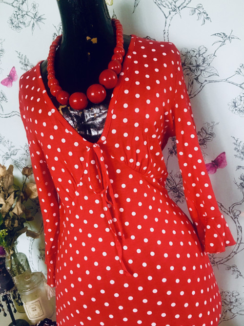 Šaty dots flamenco vibe — foto 3