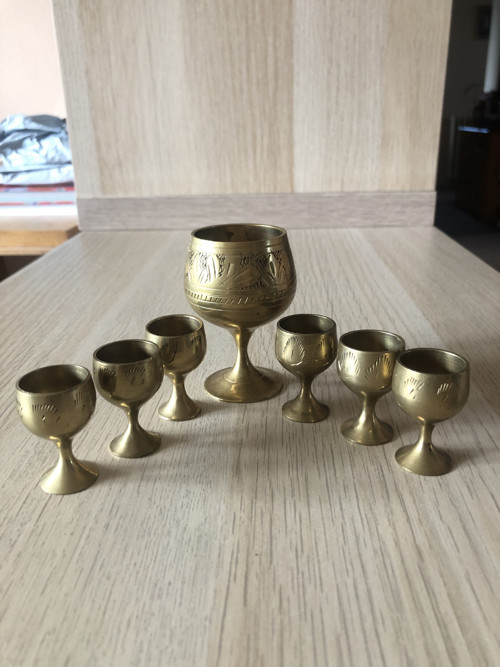 Sada pohárky (alpaka) — foto 3