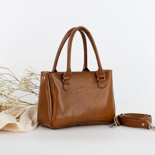 Kožená kabelka Stella Mini Style (brandy brown) — foto 4