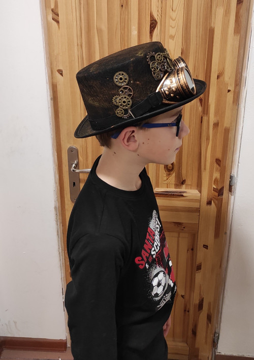 Klobouk ve stylu Steampunk dětský — foto 2