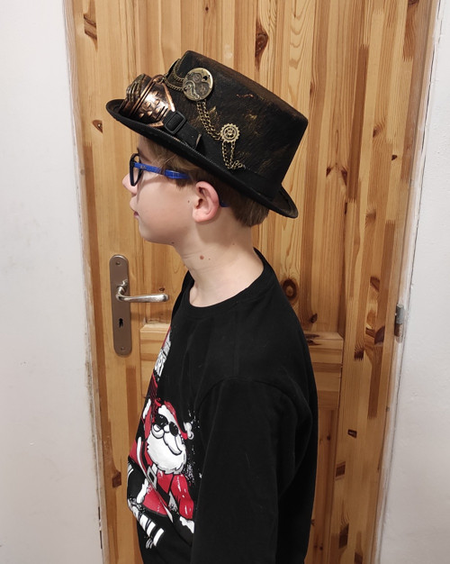 Klobouk ve stylu Steampunk dětský — foto 3