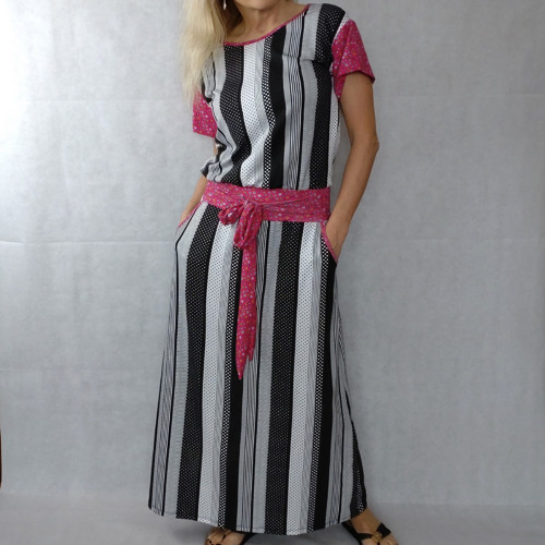 Dlouhé letní šaty M — foto 4