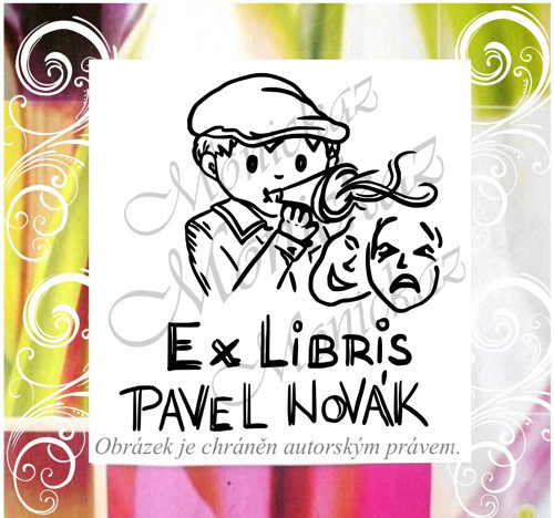 Ex libris divadlo. Razítko. — foto 2