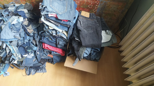 2 velké tašky rifloviny — foto 2
