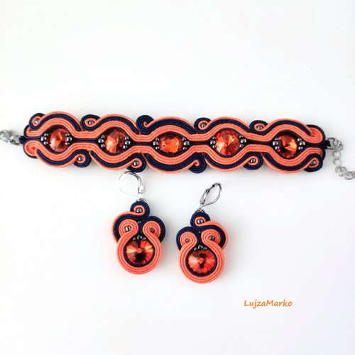 Dária soutache / sutaš sada šperku — foto 4