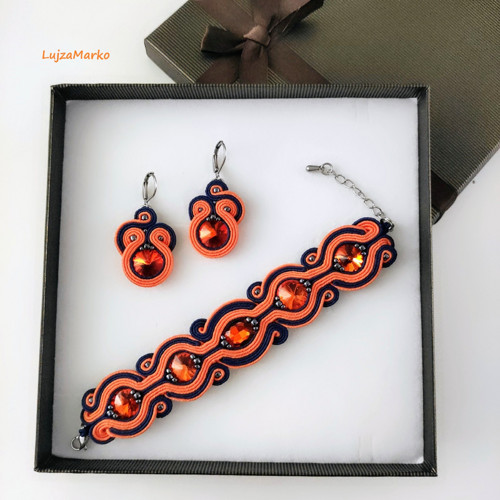 Dária soutache / sutaš sada šperku — foto 2
