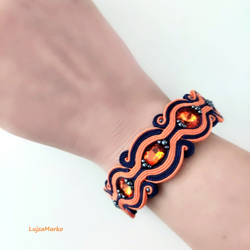 Dária soutache / sutaš sada šperku — foto 3