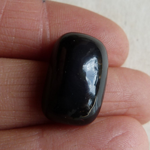 Obsidián duhový - kabašon - 2 cm — foto 2