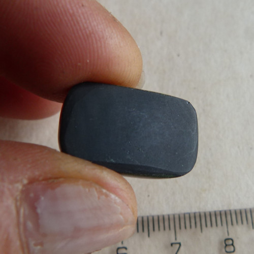 Obsidián duhový - kabašon - 2 cm — foto 4