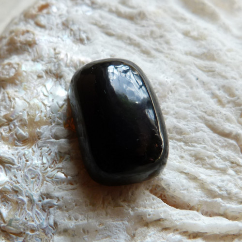 Obsidián duhový - kabašon - 2 cm — foto 6