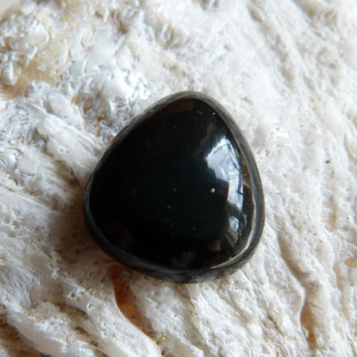 Obsidián duhový - kabašon - 1,7 cm — foto 3
