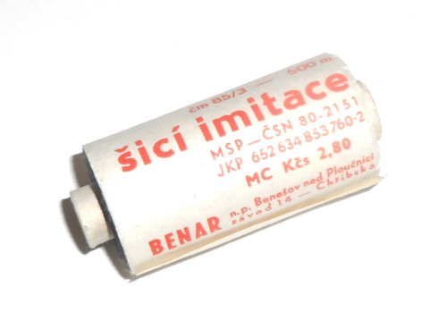 Špulka ŠICÍ imitace, nit • Benar, Chřibská — foto 4