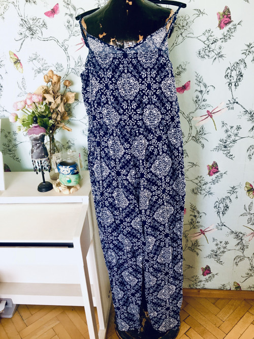 Overal boho modrobílý — foto 5