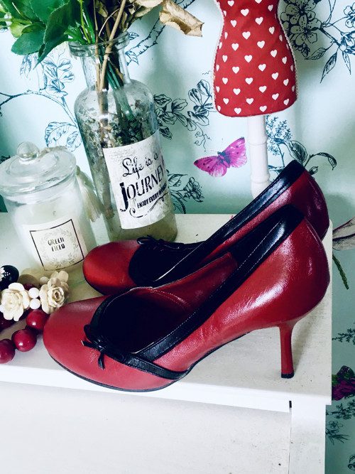 Střevíčky kožené vintage look — foto 5