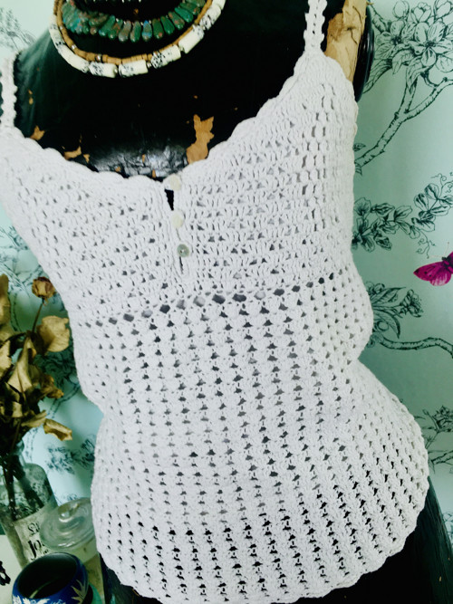 Top boho háčkovaný — foto 2