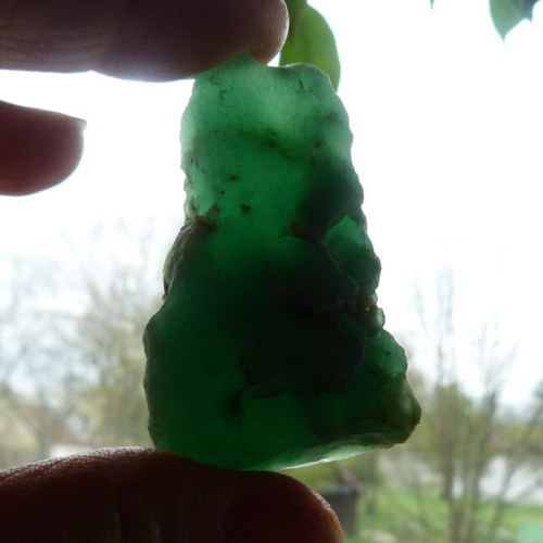 Zelený opál (chryzopál) - 5 cm - Extra! — foto 4