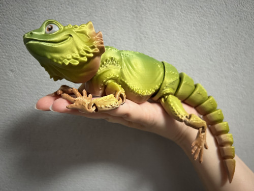 Agama Vousatá - 26 cm - 3D Tisk — foto 2