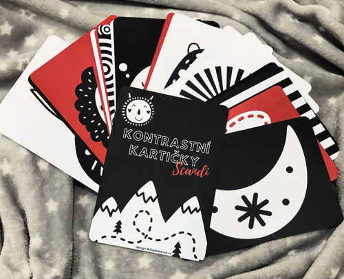 Kontrastní karty Scandi - 20 kusů — foto 3