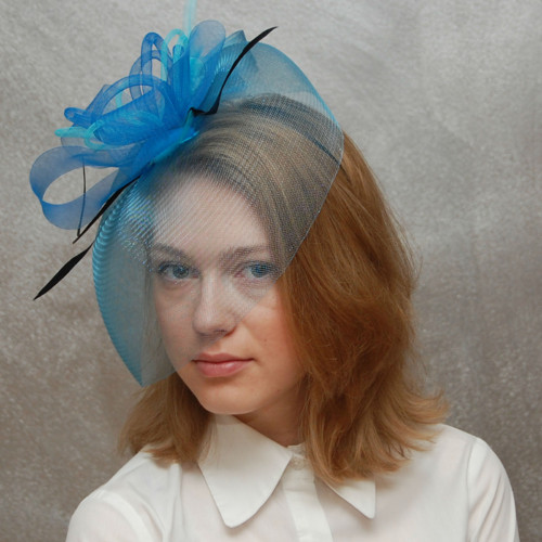 Blue dream ... klobouk či fascinator — foto 5