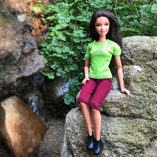 Barbie - vínové legíny — foto 2