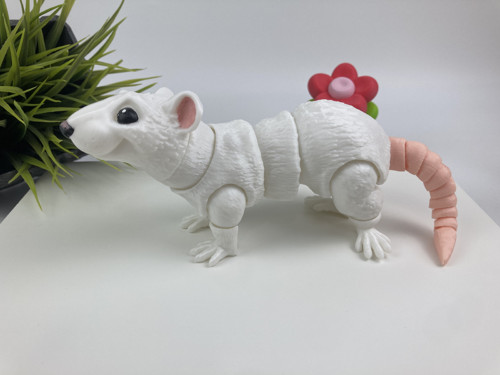 Veselá flexi krysa - 3D tisk — foto 3