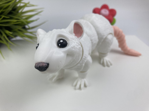 Veselá flexi krysa - 3D tisk — foto 2