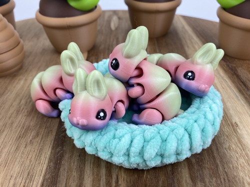Mini králíček do kapsy - 3D tisk — foto 4