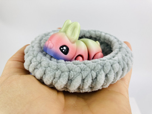 Mini králíček do kapsy - 3D tisk — foto 5