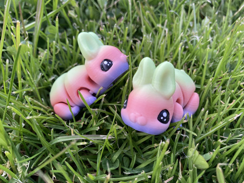 Mini králíček do kapsy - 3D tisk — foto 3