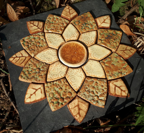 Mandala z keramických komponentů 76 — foto 2