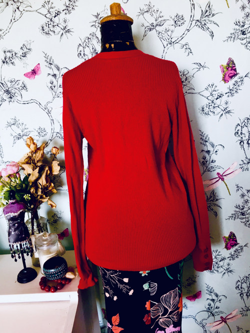 Kardigan klasika red — foto 4
