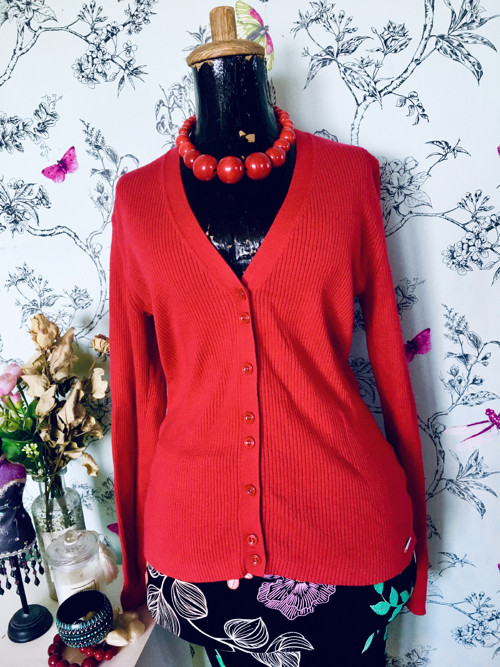 Kardigan klasika red — foto 2