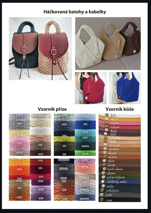 Háčkovaná kabelka shopperka — foto 5