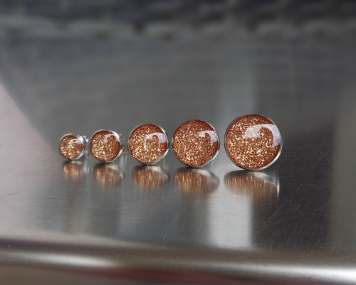 Zlaté třpytky 12 mm — foto 3