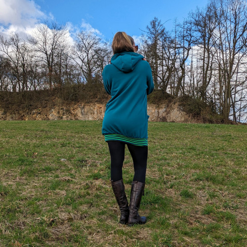 Mikina TULP smaragd pruh — foto 5