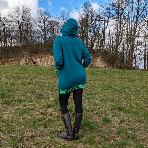 Mikina TULP smaragd pruh — foto 6