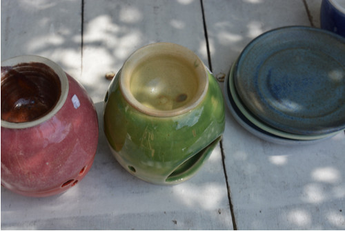 Zelená lampa, aromalampa — foto 5