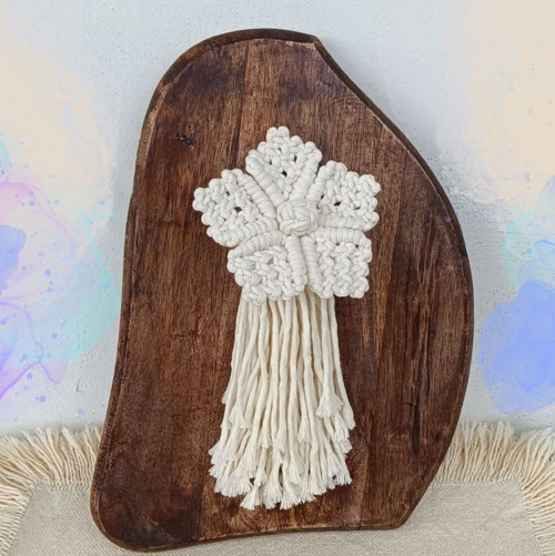 Macramé květina — foto 2