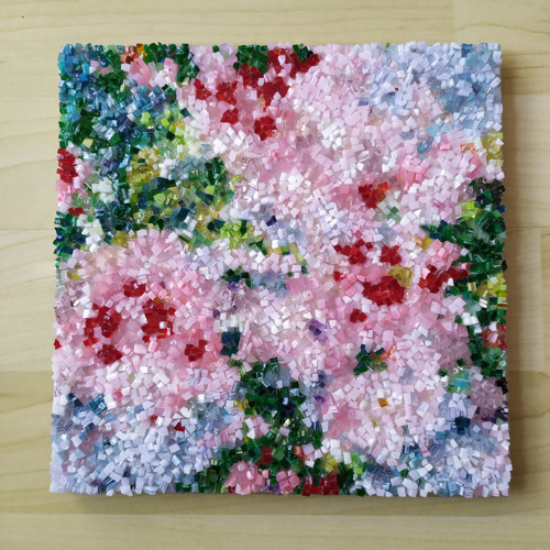 Mozaika sklo FLOWER abstrakce — foto 2