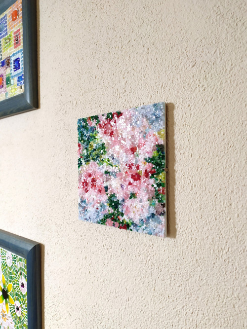 Mozaika sklo FLOWER abstrakce — foto 6