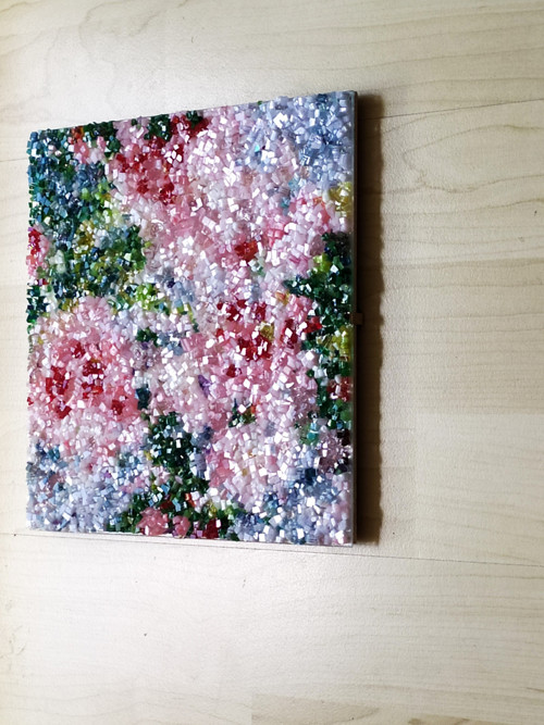 Mozaika sklo FLOWER abstrakce — foto 4