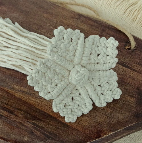 Macramé květina — foto 3