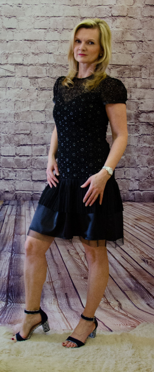 Šaty - Midnight black - Vel. 38 — foto 2
