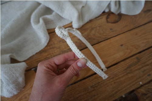 Macrame čelenka - Bílý medvídek — foto 3