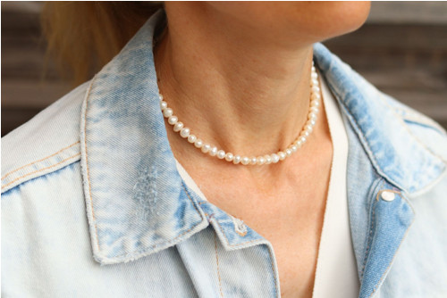 Perlový choker — foto 2