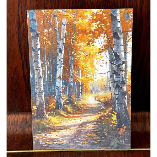 Art print Březový háj A4 — foto 3