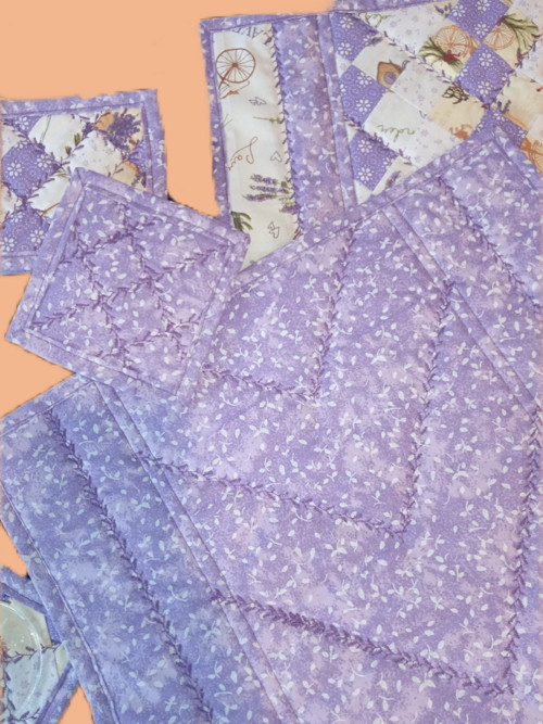 LEVANDULOVÁ POHODA - patchwork ubrus — foto 4