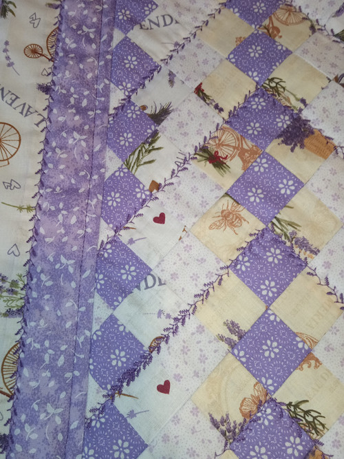 LEVANDULOVÁ POHODA - patchwork ubrus — foto 2